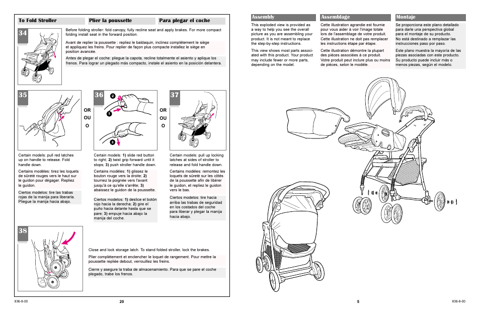 Assembly | Graco 7586 User Manual | Page 20 / 116