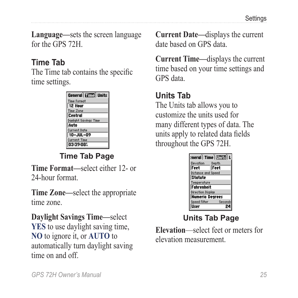 Garmin GPS 72H User Manual | Page 31 / 56