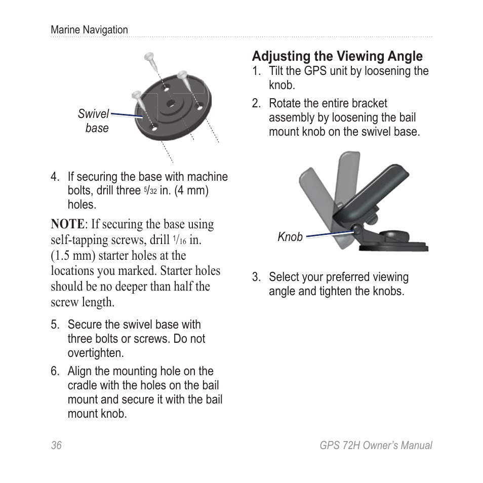 Garmin GPS 72H User Manual | Page 42 / 56