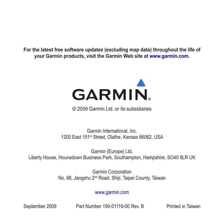 Garmin GPS 72H User Manual | Page 56 / 56