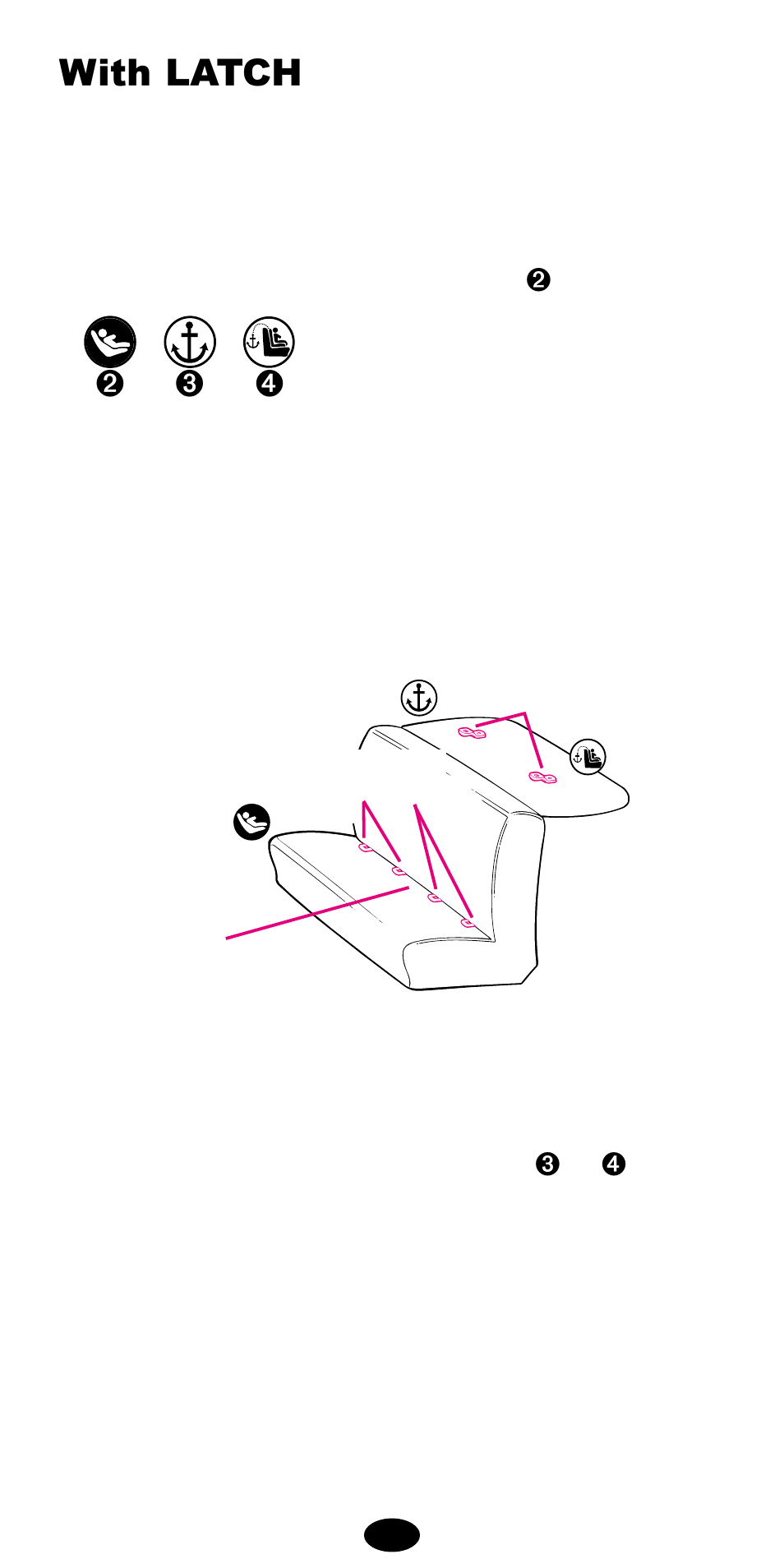 With latch, Лм н | Graco 8487 User Manual | Page 17 / 83