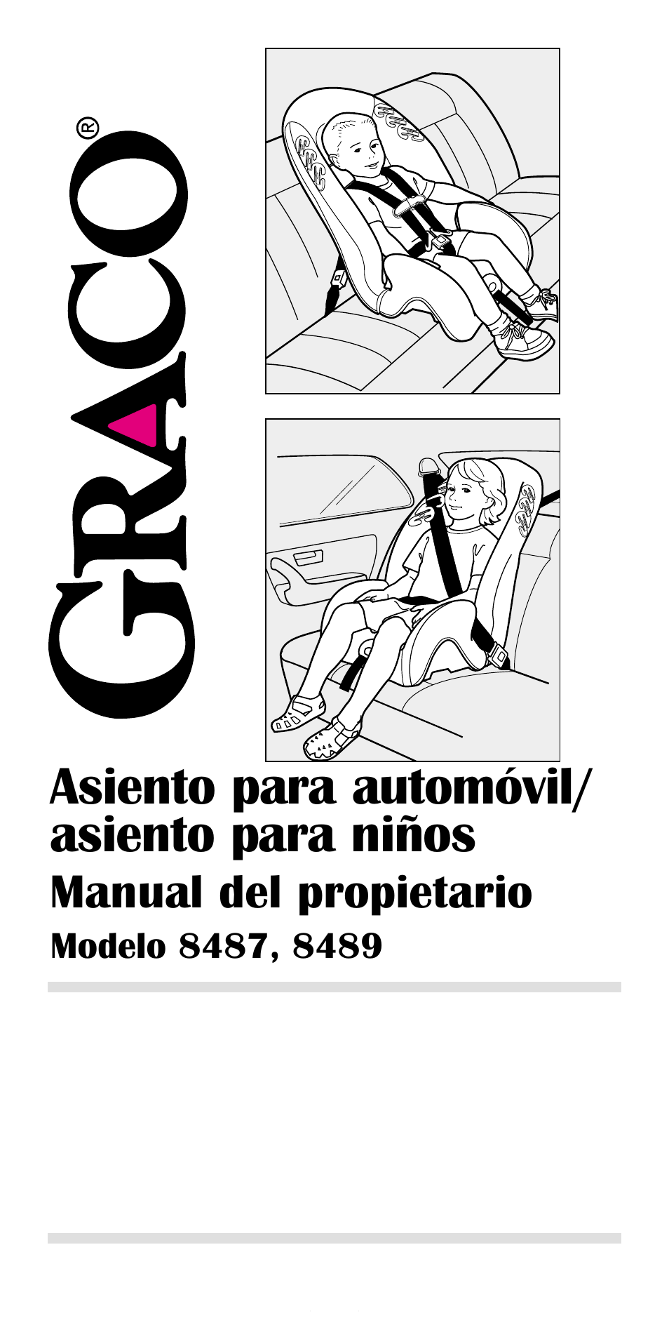 Asiento para automóvil/ asiento para niños, Manual del propietario | Graco 8487 User Manual | Page 42 / 83