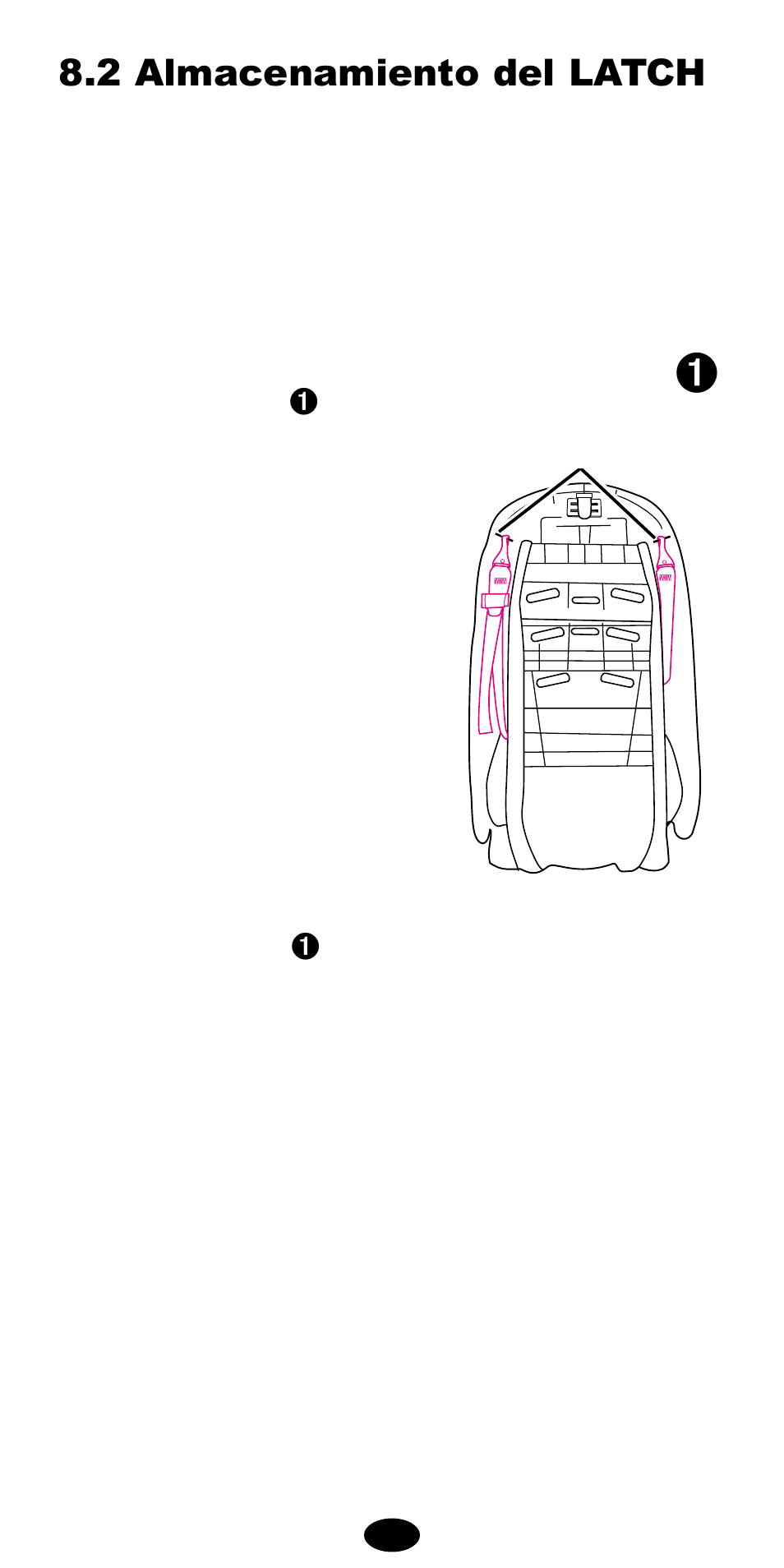 2 almacenamiento del latch | Graco 8487 User Manual | Page 73 / 83