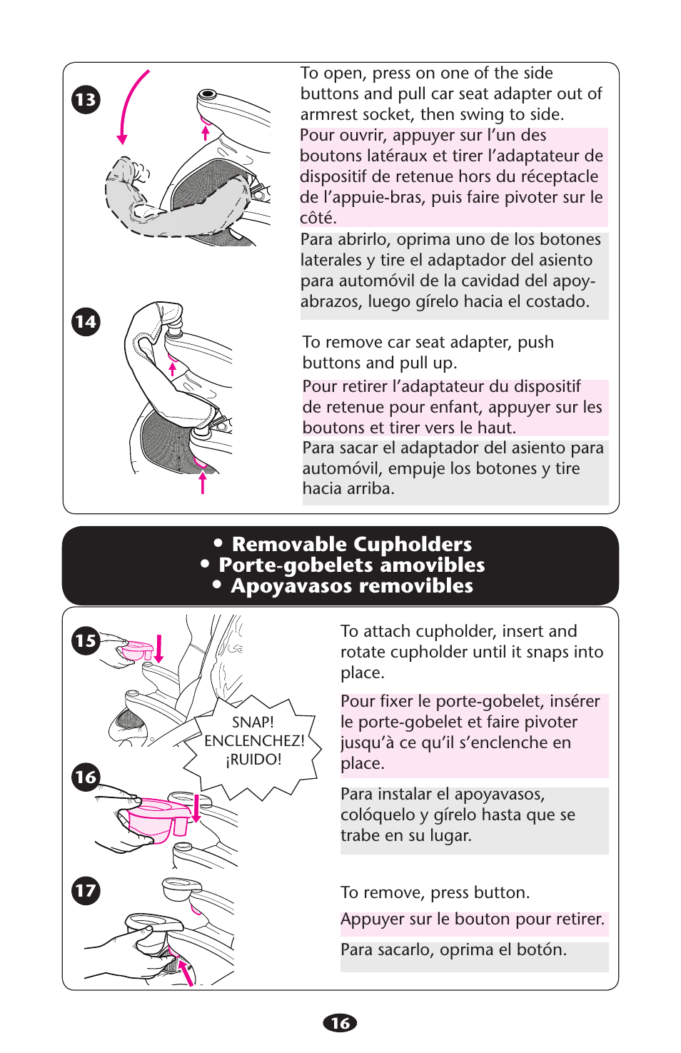 Graco ISPA216AB User Manual | Page 16 / 40