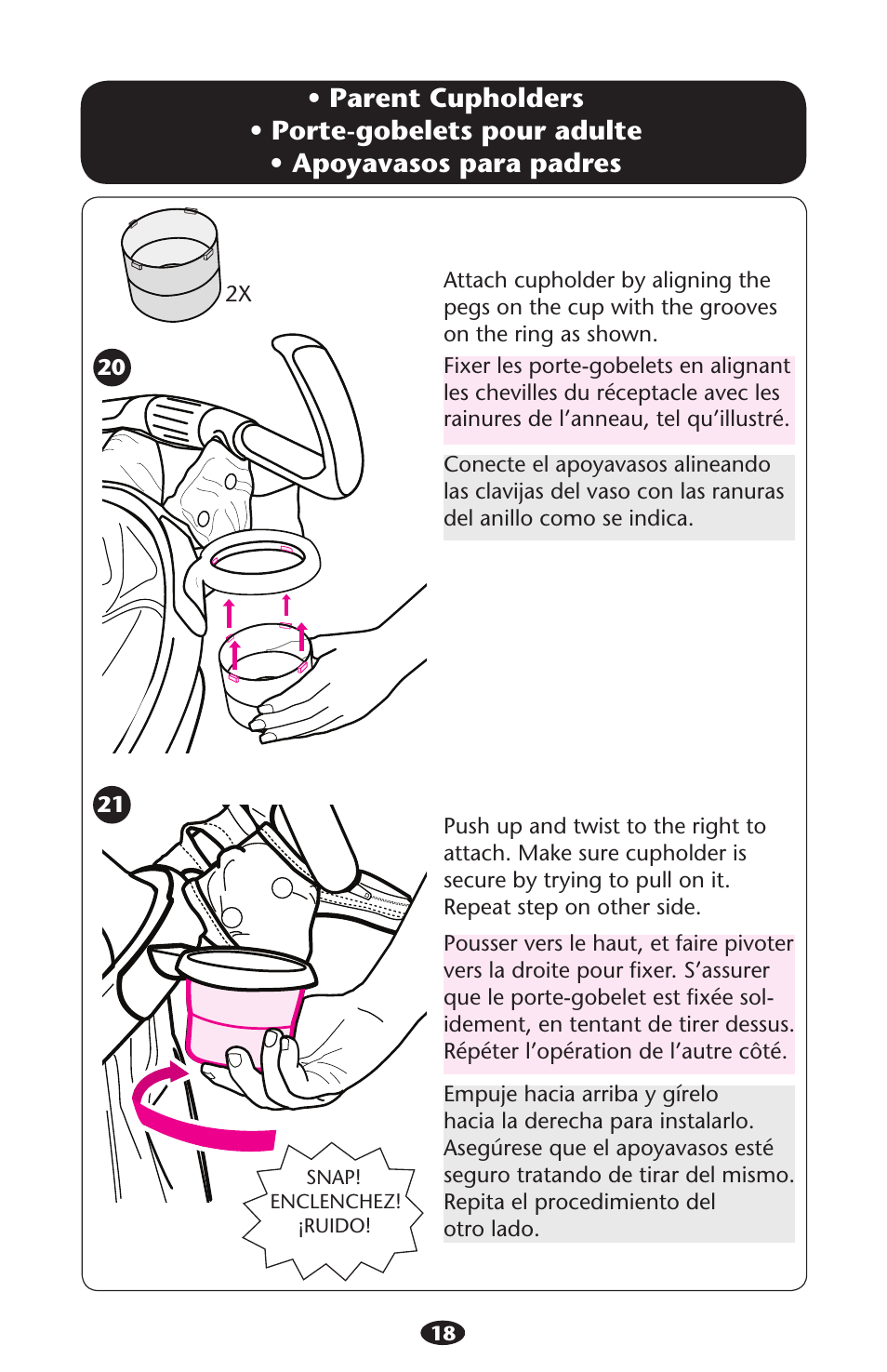 Graco ISPA216AB User Manual | Page 18 / 40