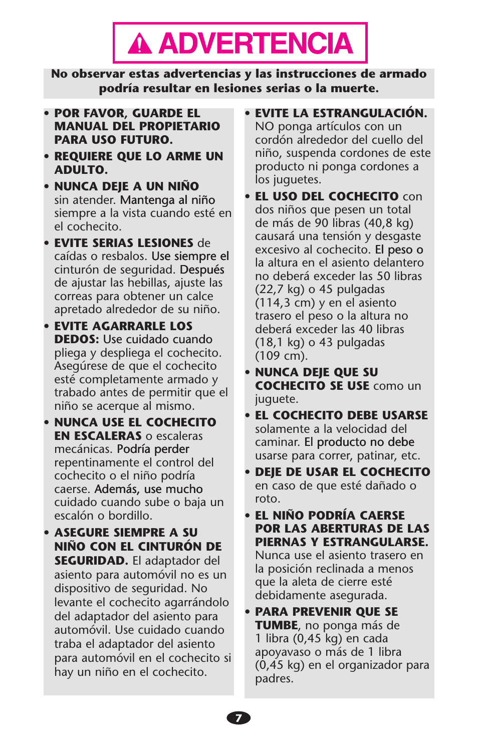 Graco ISPA216AB User Manual | Page 7 / 40