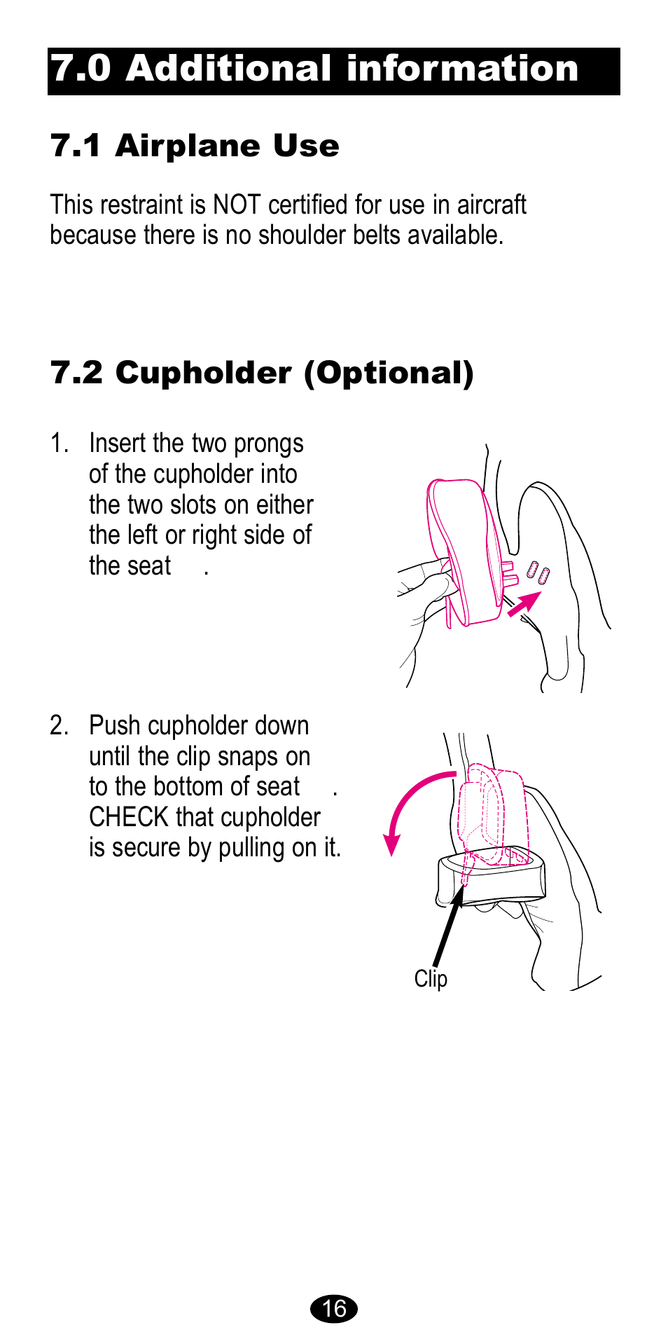 0 additional information | Graco 8481 User Manual | Page 16 / 20