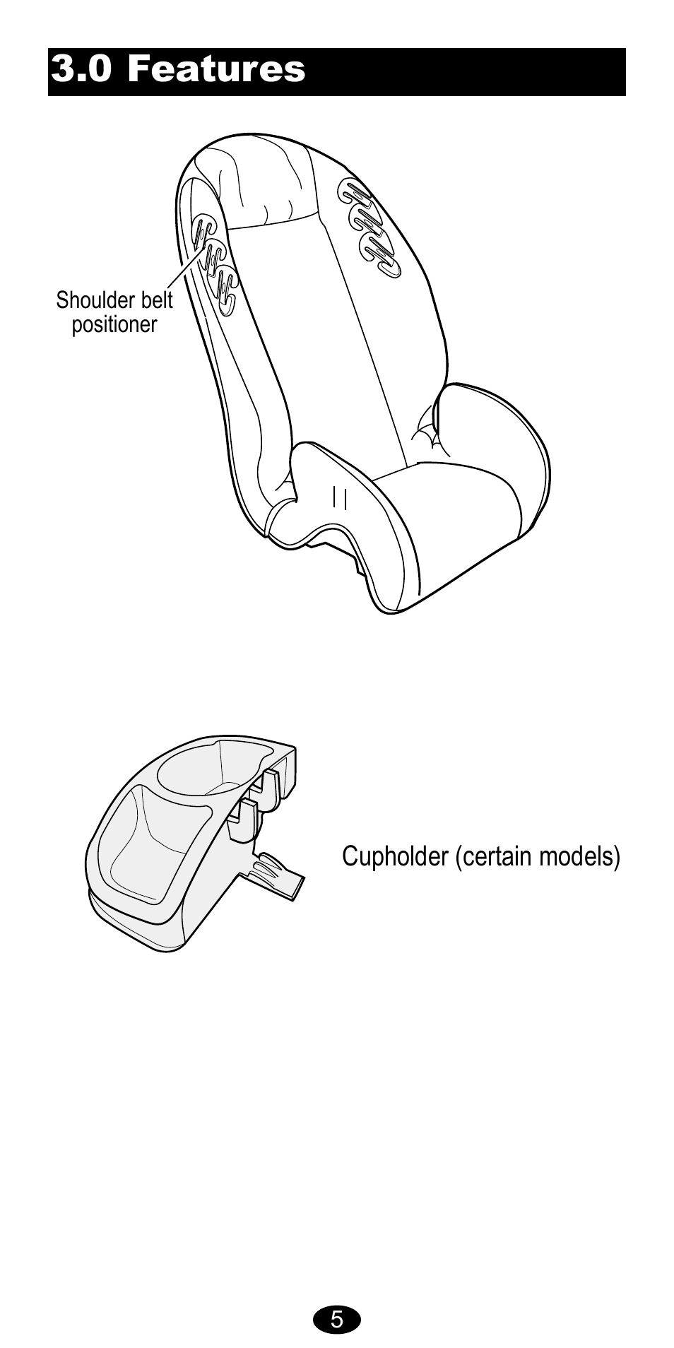 0 features | Graco 8481 User Manual | Page 5 / 20