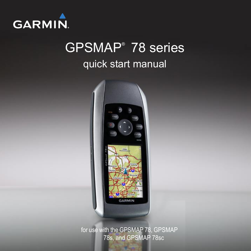 Garmin GPSMAP ® 78 series User Manual | 12 pages