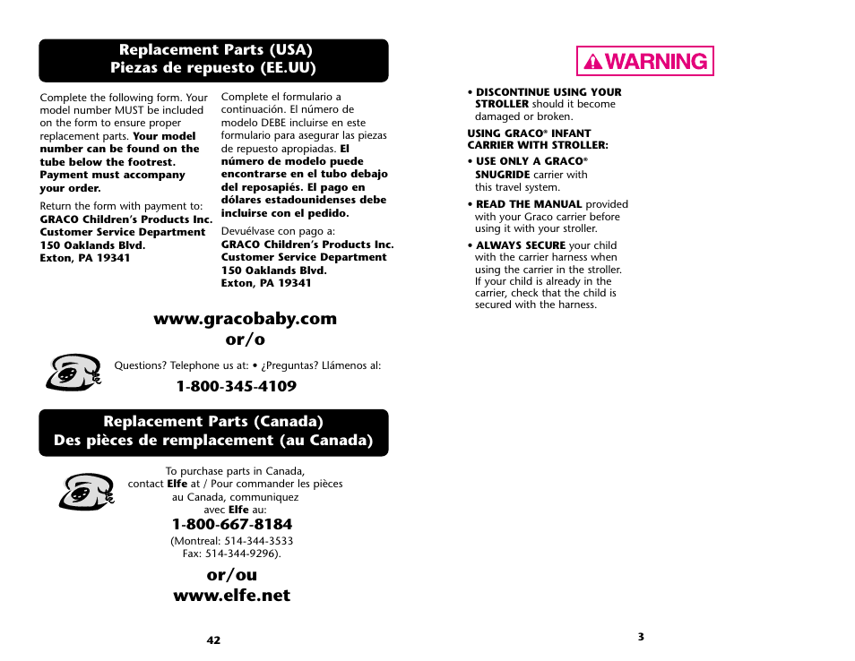 Graco ISPA001AC User Manual | Page 42 / 44