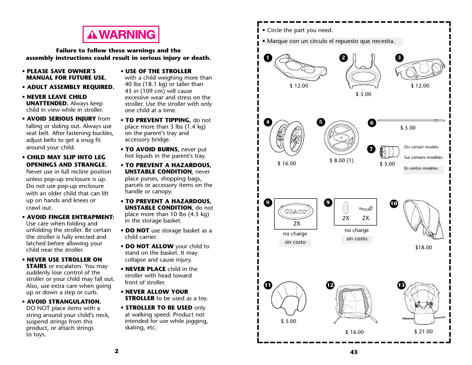 Graco ISPA001AC User Manual | Page 43 / 44