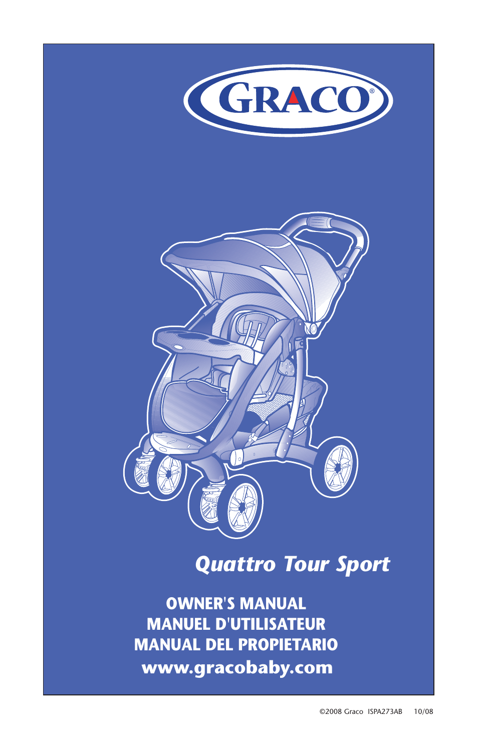 Graco Quattro Tour Sport 1752033 User Manual | 136 pages