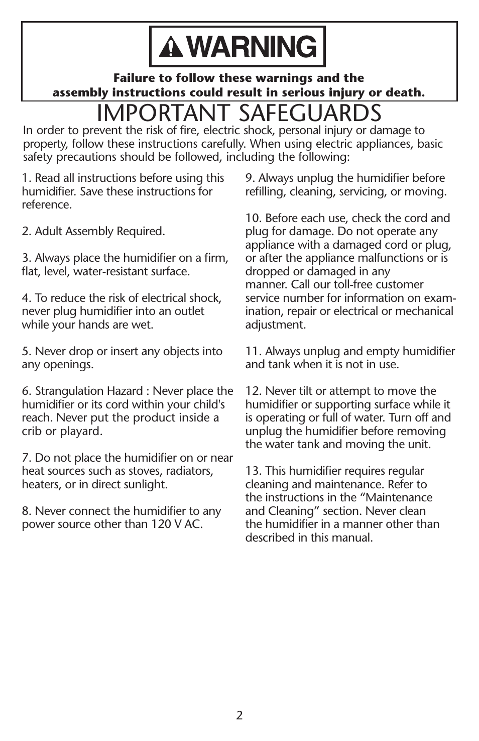 Important safeguards | Graco ISPD023AB User Manual | Page 2 / 40