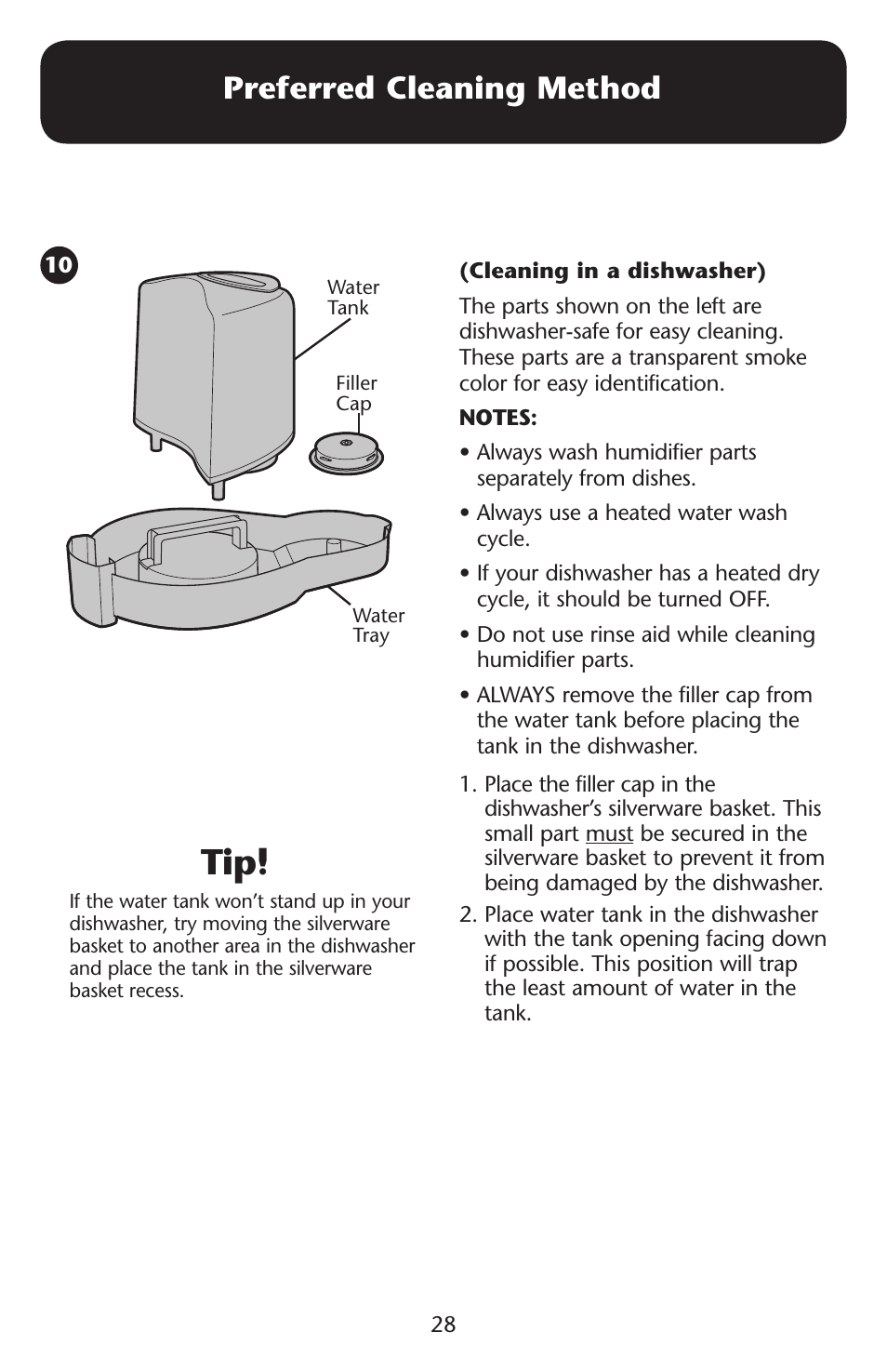 Preferred cleaning method | Graco ISPD023AB User Manual | Page 28 / 40