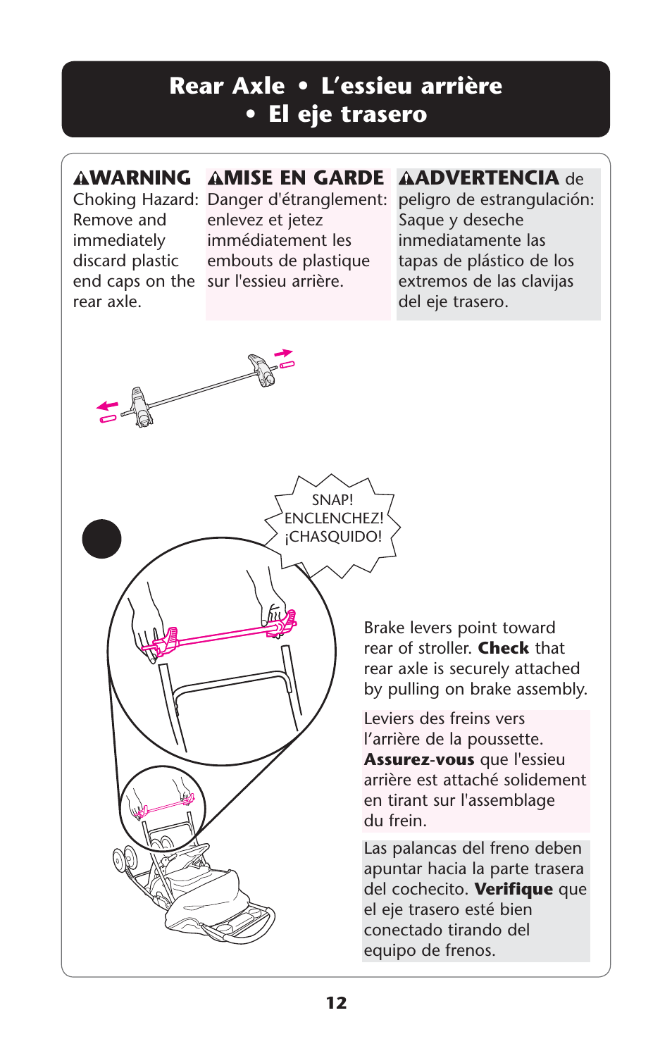 2ear s | Graco 1763285 User Manual | Page 12 / 32