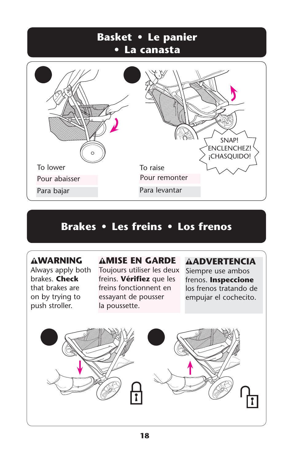 Asket s, Rakes | Graco 1763285 User Manual | Page 18 / 32