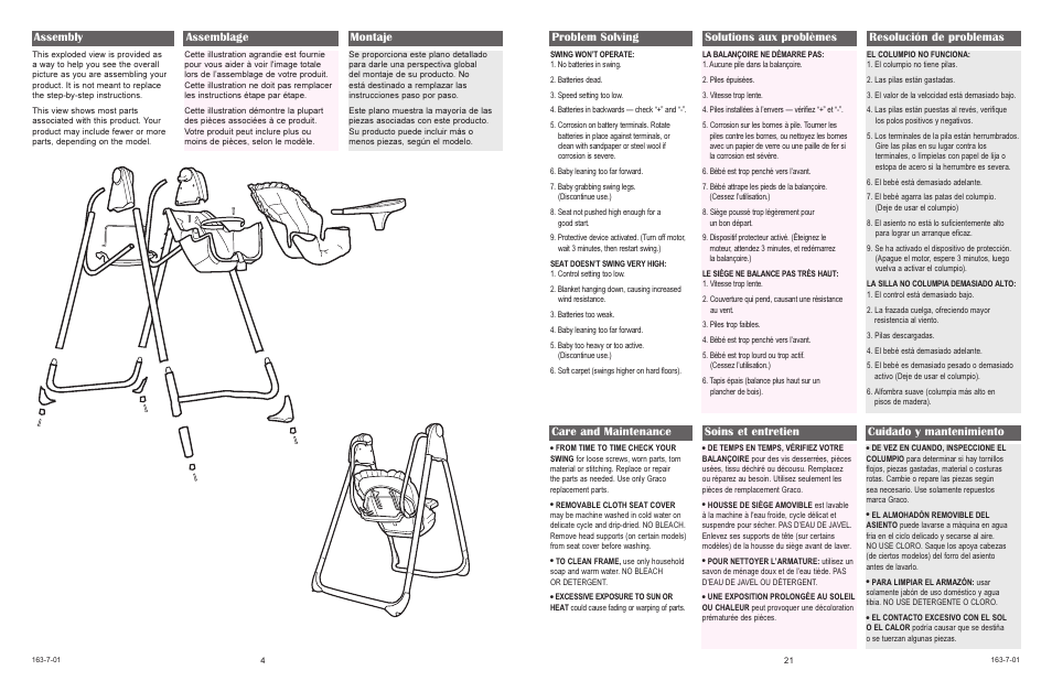 Assembly, Assemblage montaje | Graco 1423  EN User Manual | Page 4 / 23