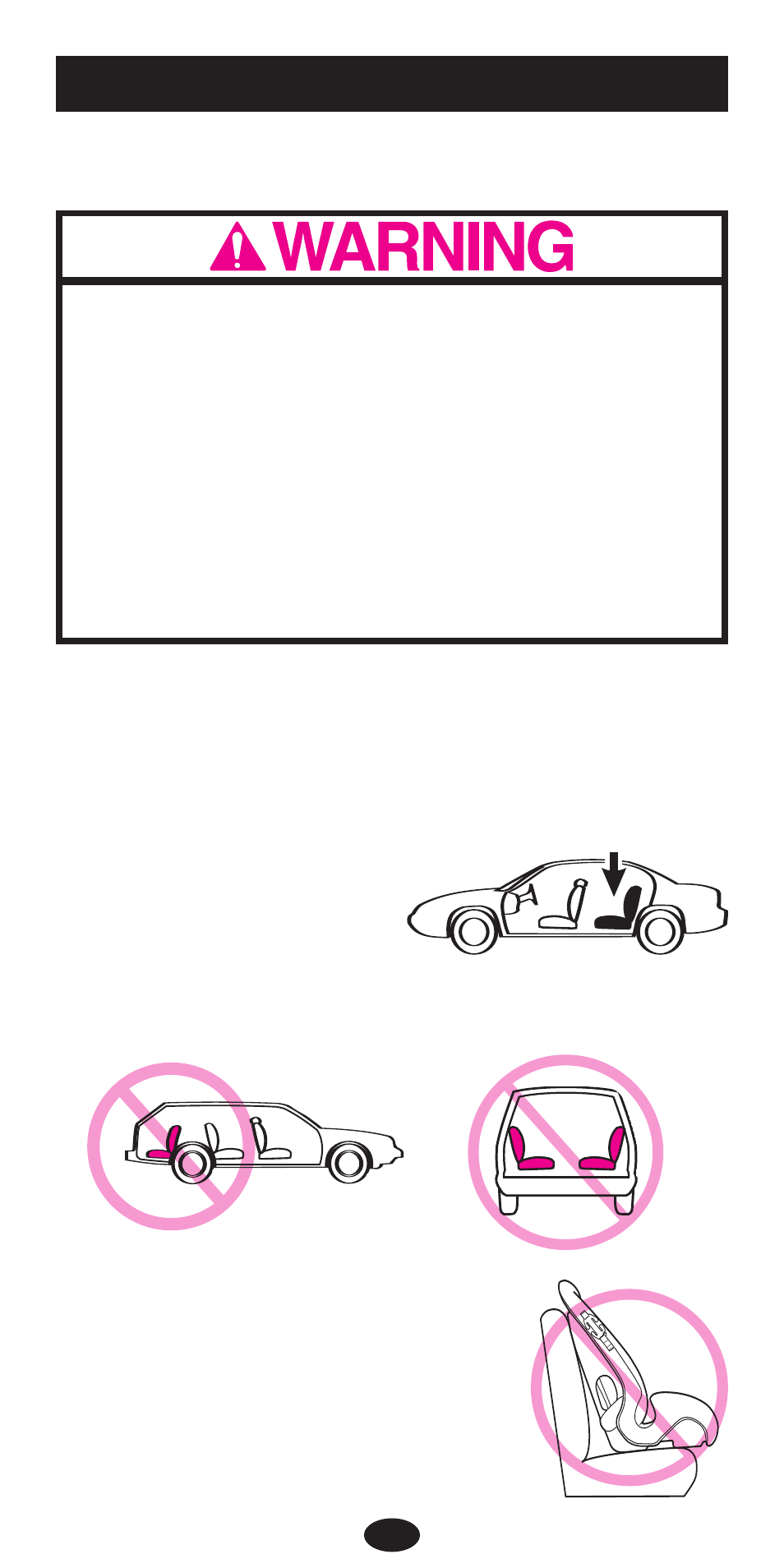 0 car seat location, 1 vehicle seat requirements | Graco Seat/Booster Seat User Manual | Page 11 / 85