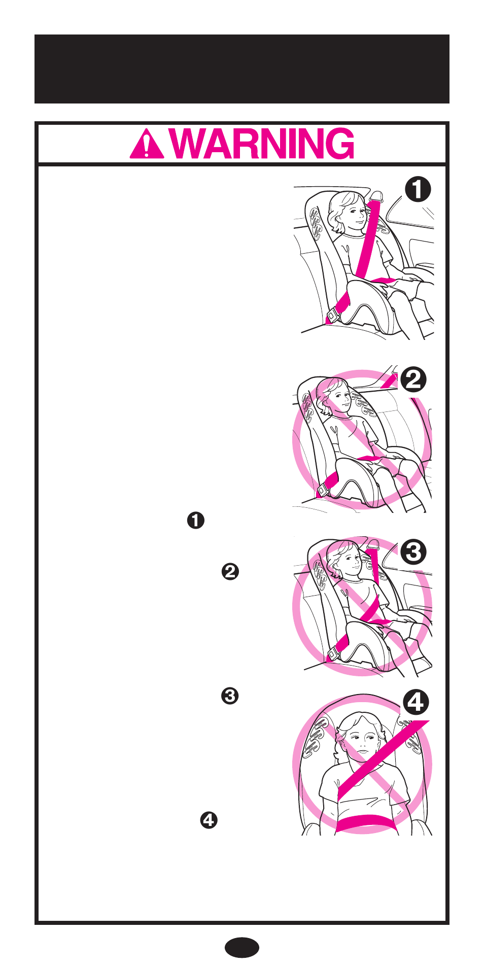 Лм н к, 0 using car seat without built-in harness | Graco Seat/Booster Seat User Manual | Page 28 / 85