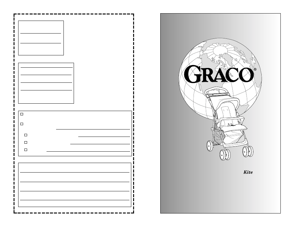 Graco Kite 6837 User Manual | 24 pages