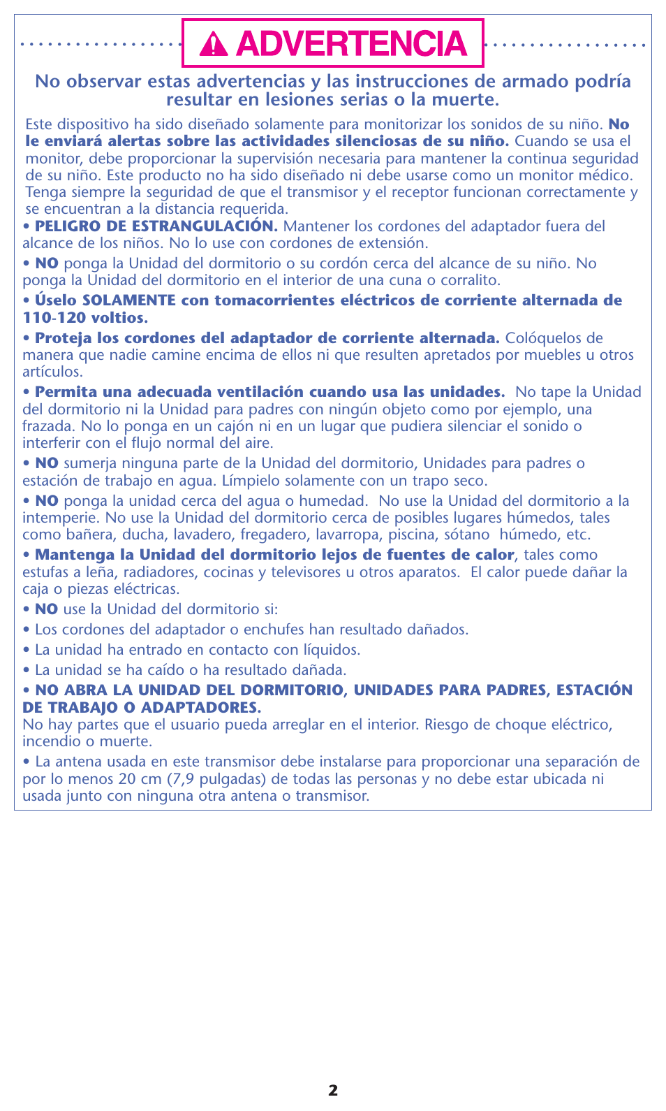 Graco 2L00 User Manual | Page 8 / 12
