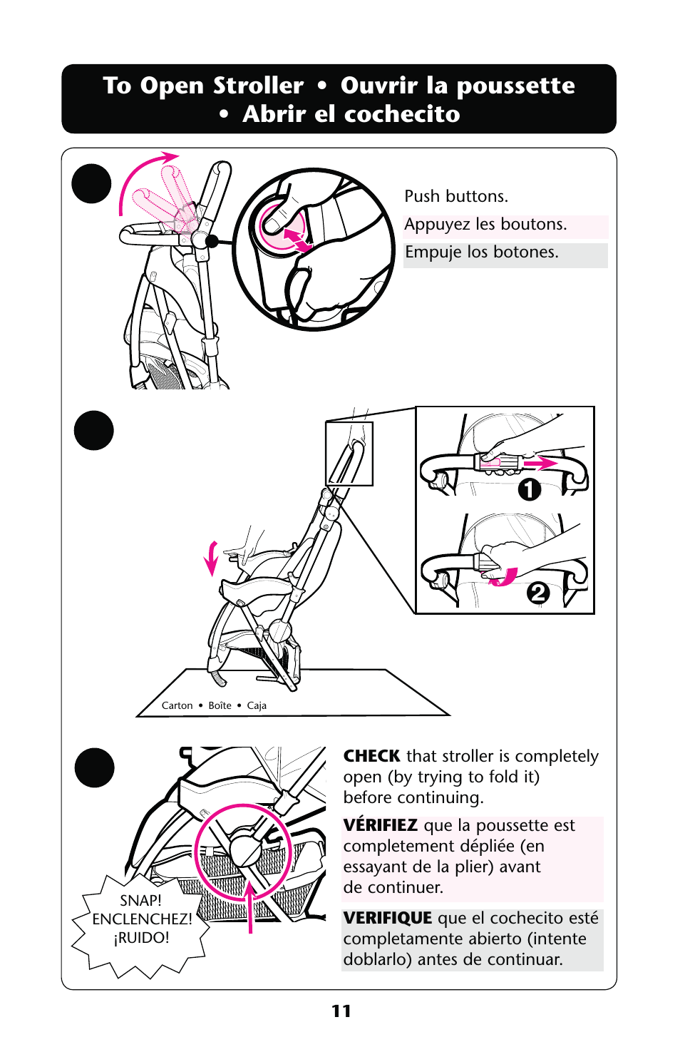 4o s | Graco 1763442 User Manual | Page 11 / 40
