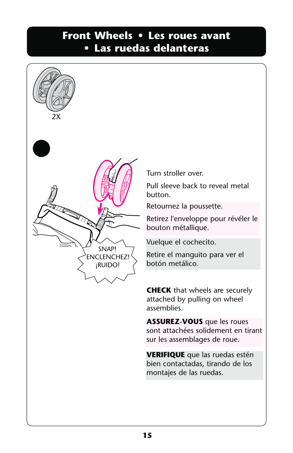 Ront s | Graco 1763442 User Manual | Page 15 / 40