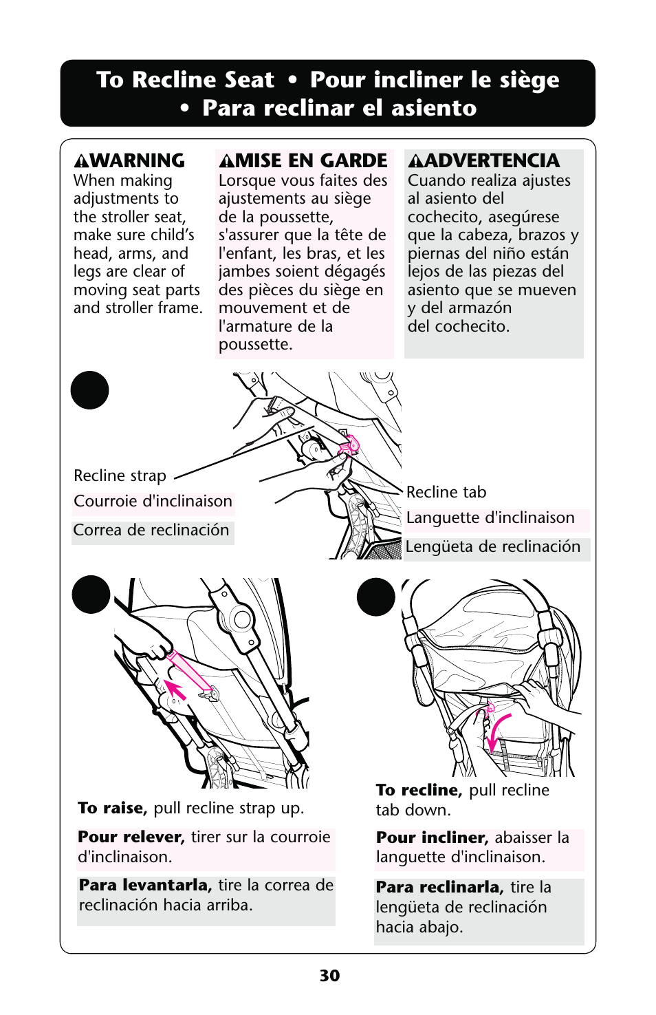 4o s | Graco 1763442 User Manual | Page 30 / 40