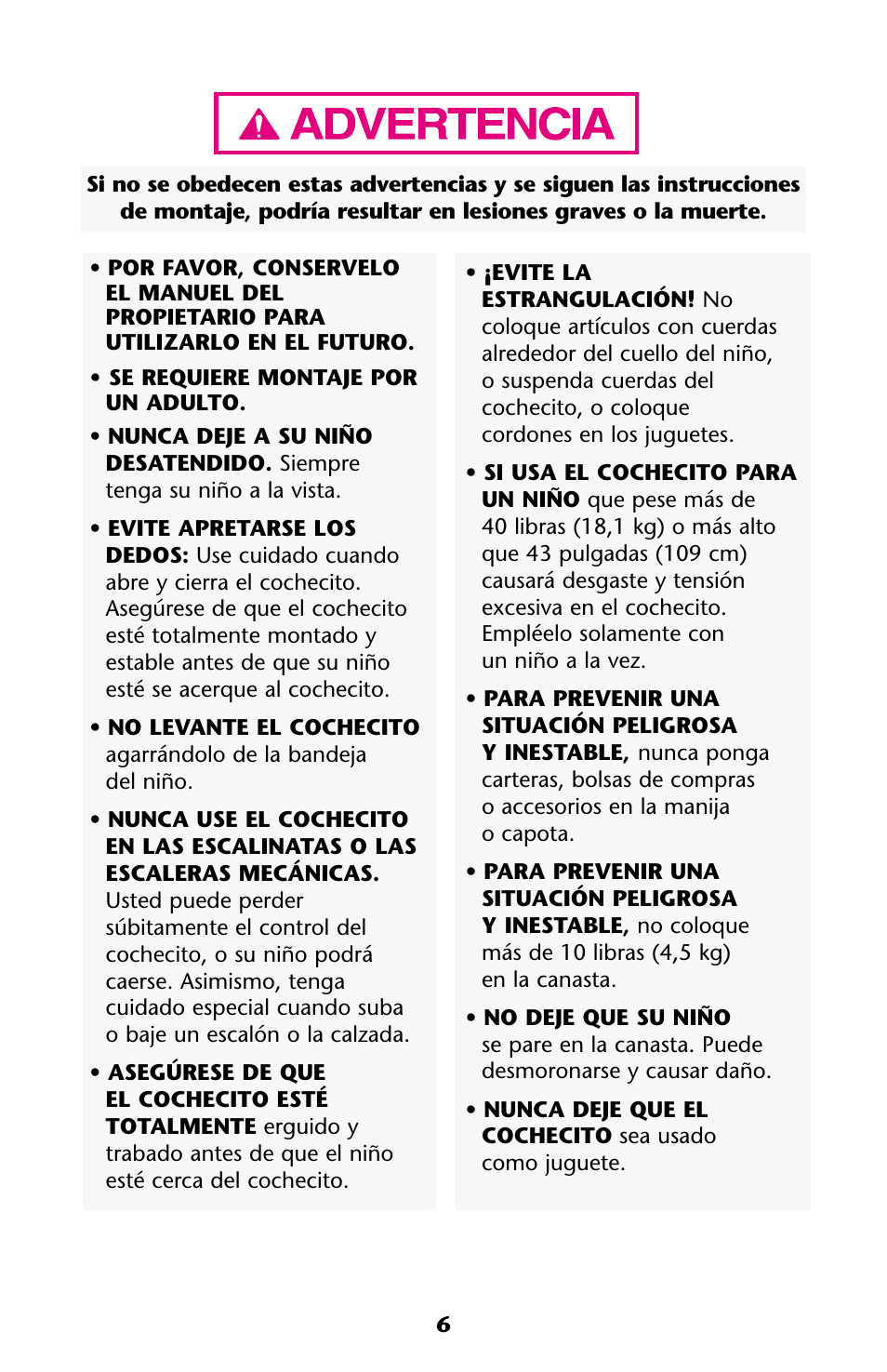 Graco ISPA108AA User Manual | Page 6 / 140