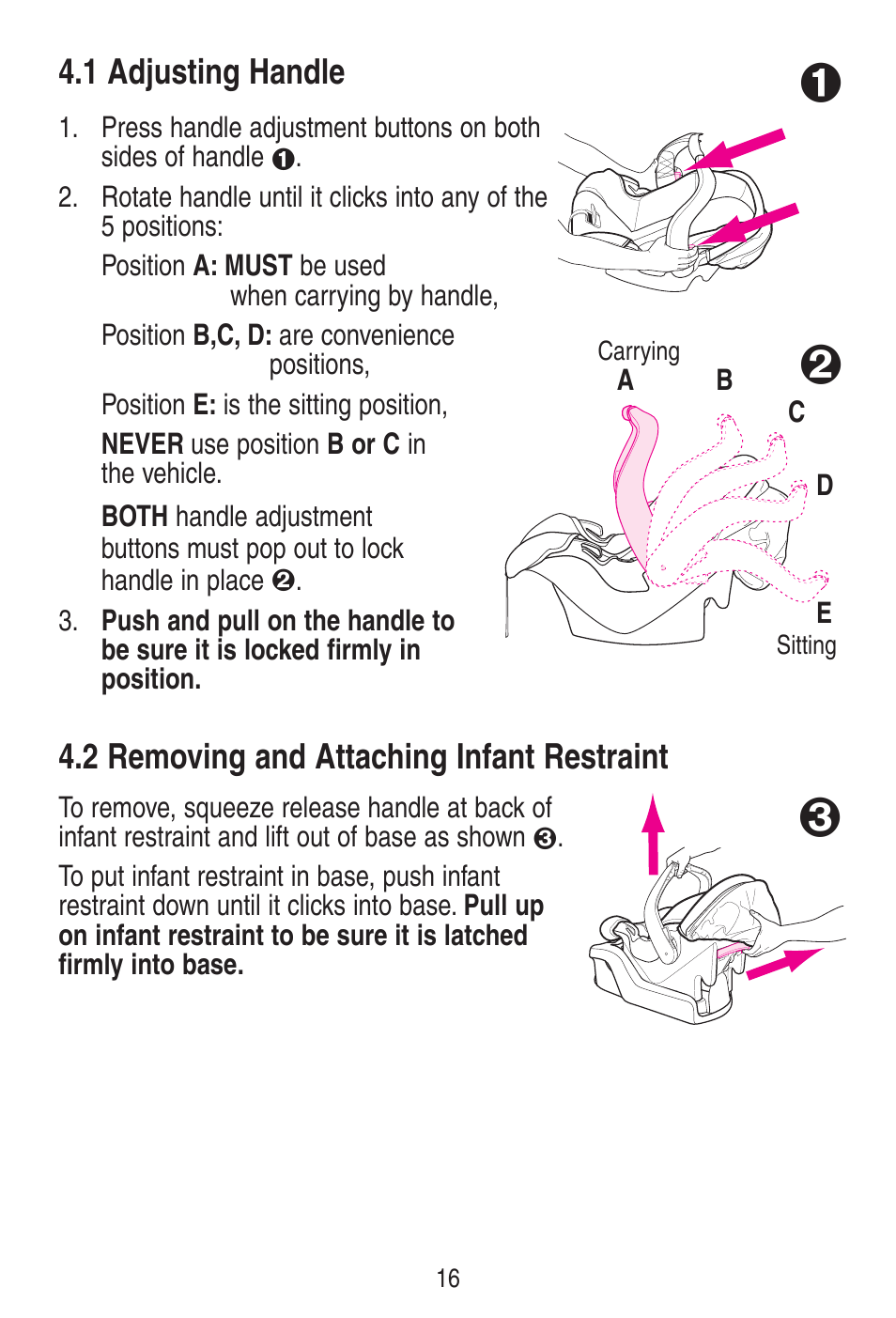 Graco SNUGRIDE 30 PD115793C User Manual | Page 16 / 88