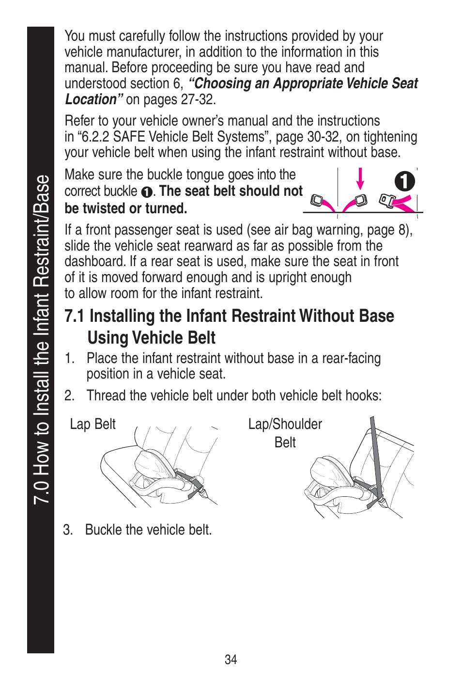 Graco SNUGRIDE 30 PD115793C User Manual | Page 34 / 88