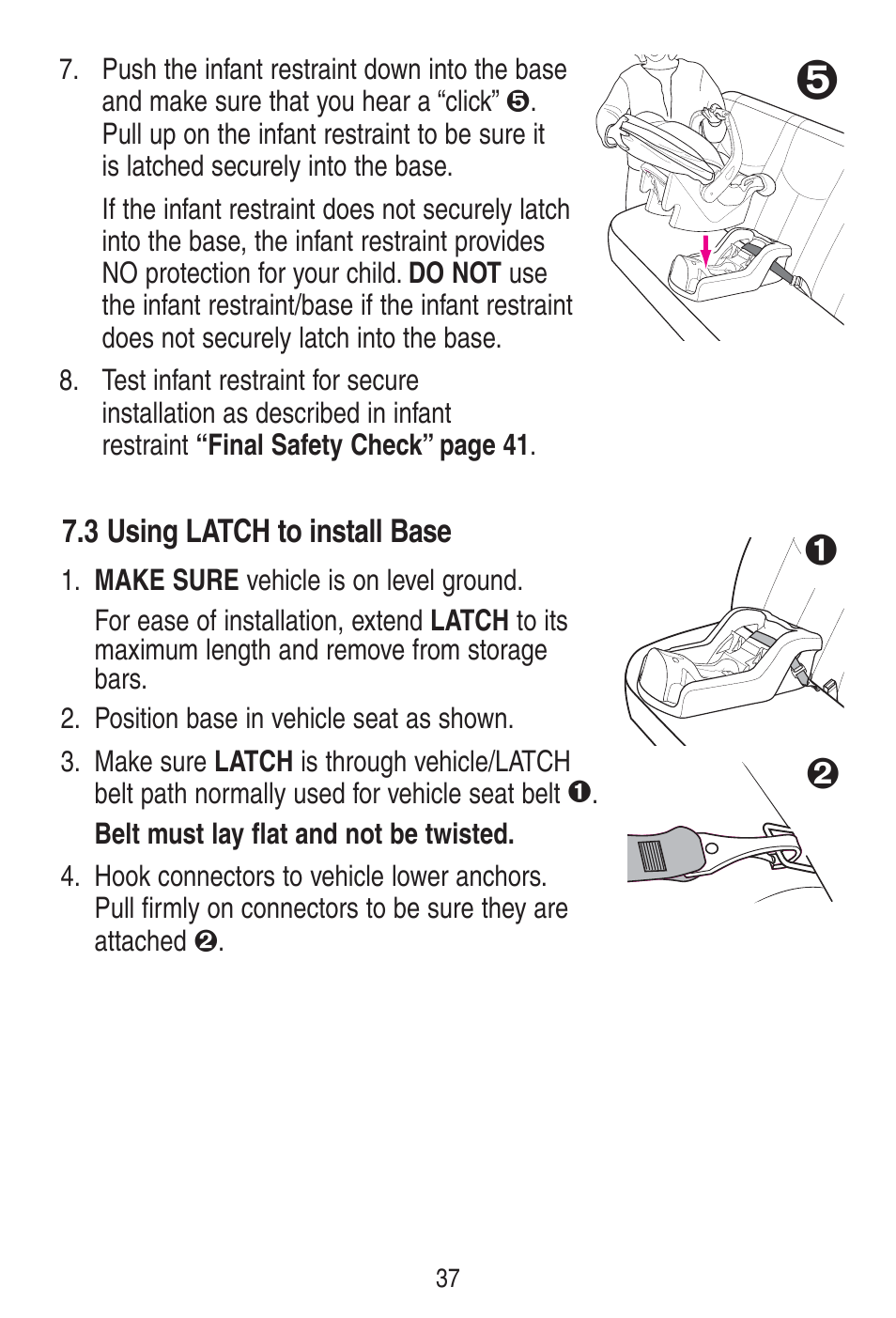 Graco SNUGRIDE 30 PD115793C User Manual | Page 37 / 88