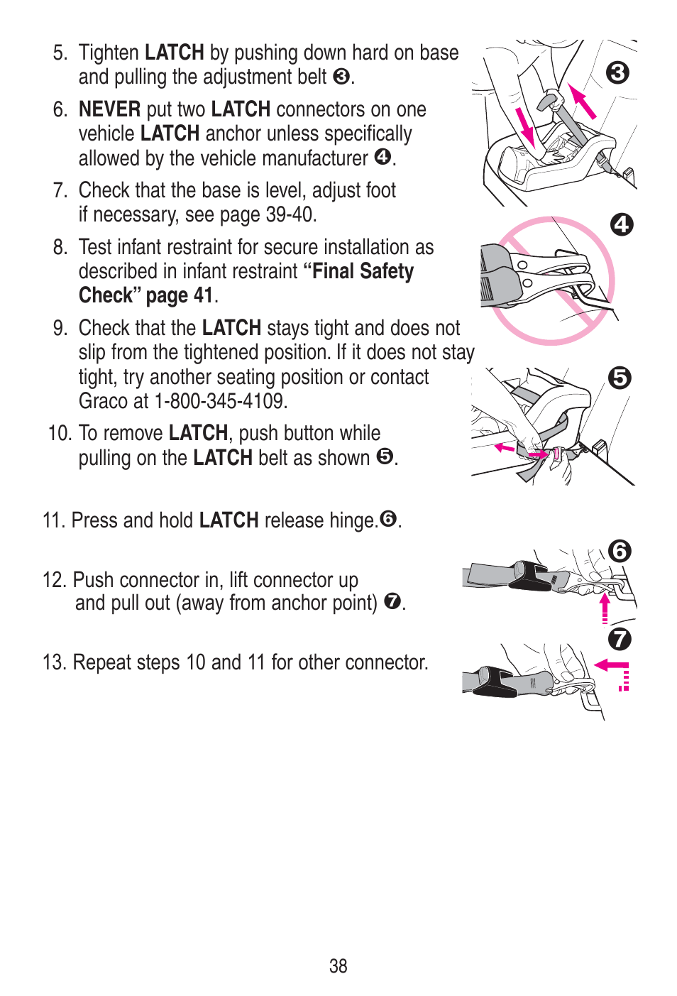 Graco SNUGRIDE 30 PD115793C User Manual | Page 38 / 88