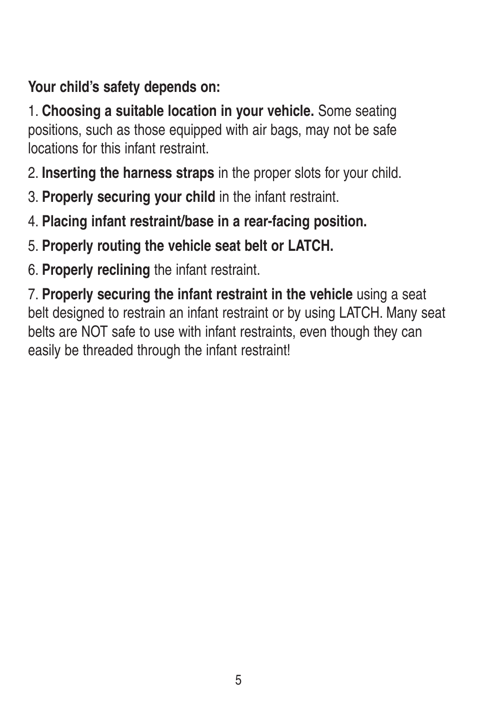 Graco SNUGRIDE 30 PD115793C User Manual | Page 5 / 88