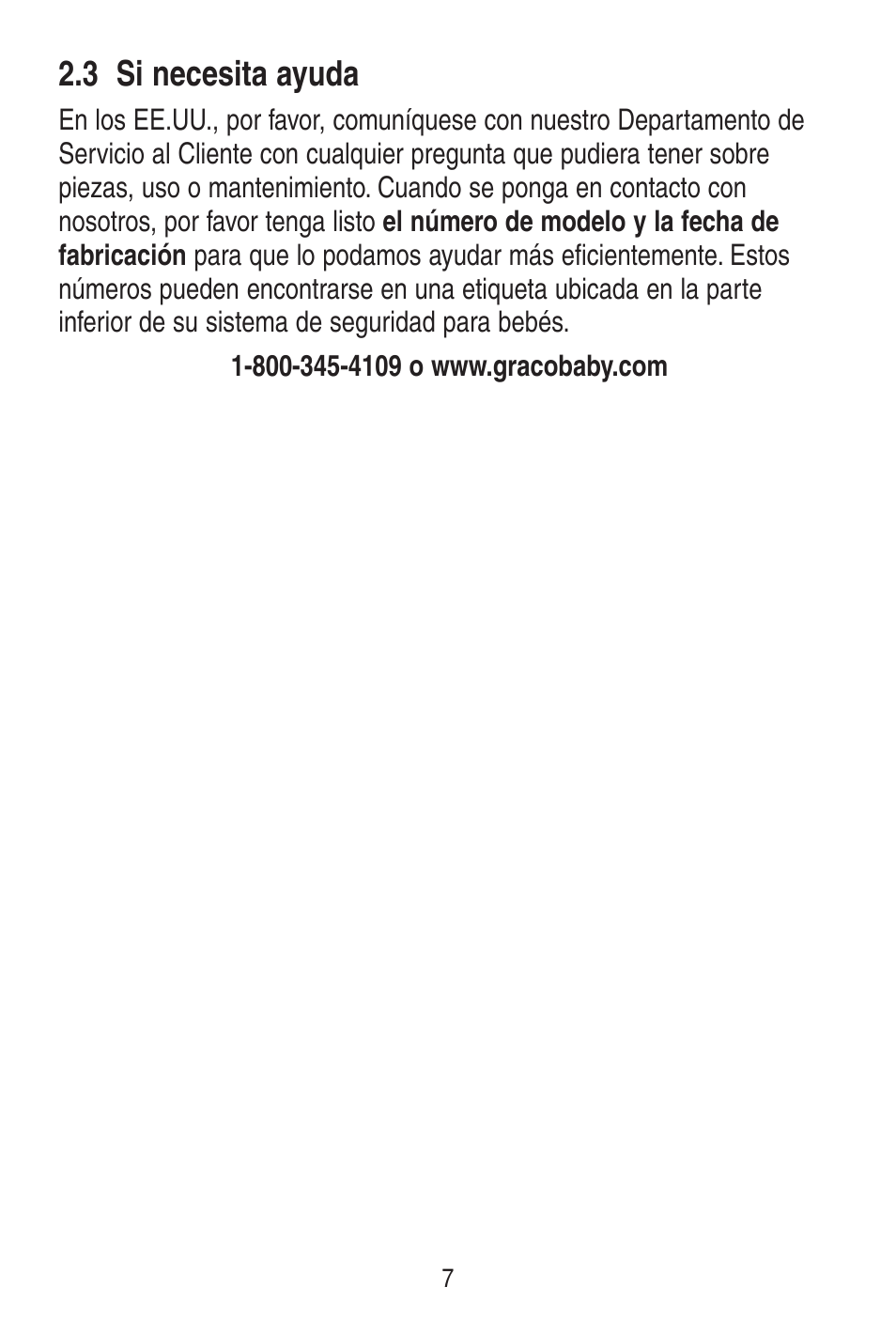 3 si necesita ayuda | Graco SNUGRIDE 30 PD115793C User Manual | Page 51 / 88