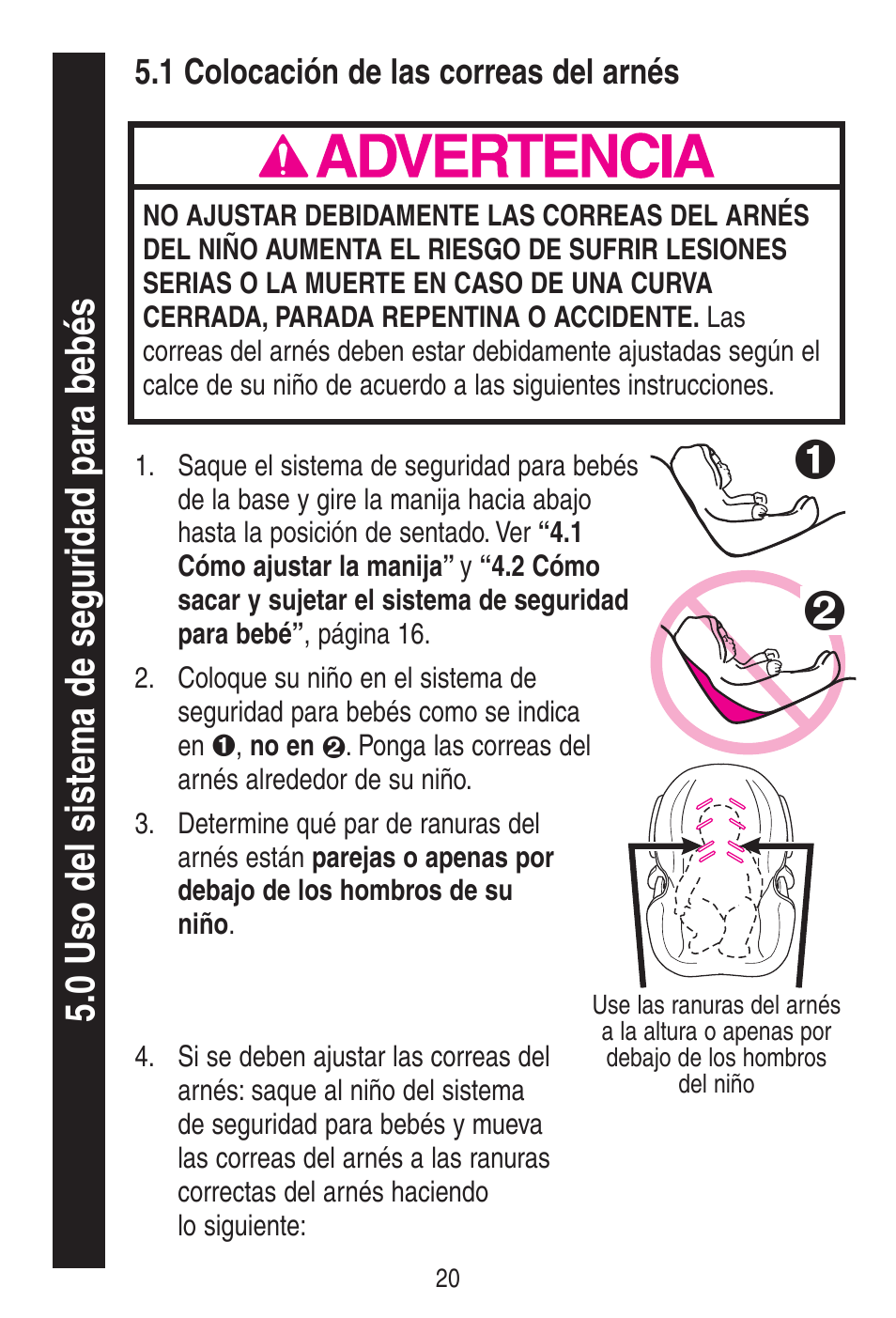A advertencia | Graco SNUGRIDE 30 PD115793C User Manual | Page 64 / 88