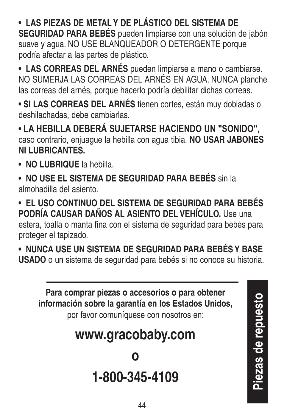 Graco SNUGRIDE 30 PD115793C User Manual | Page 88 / 88