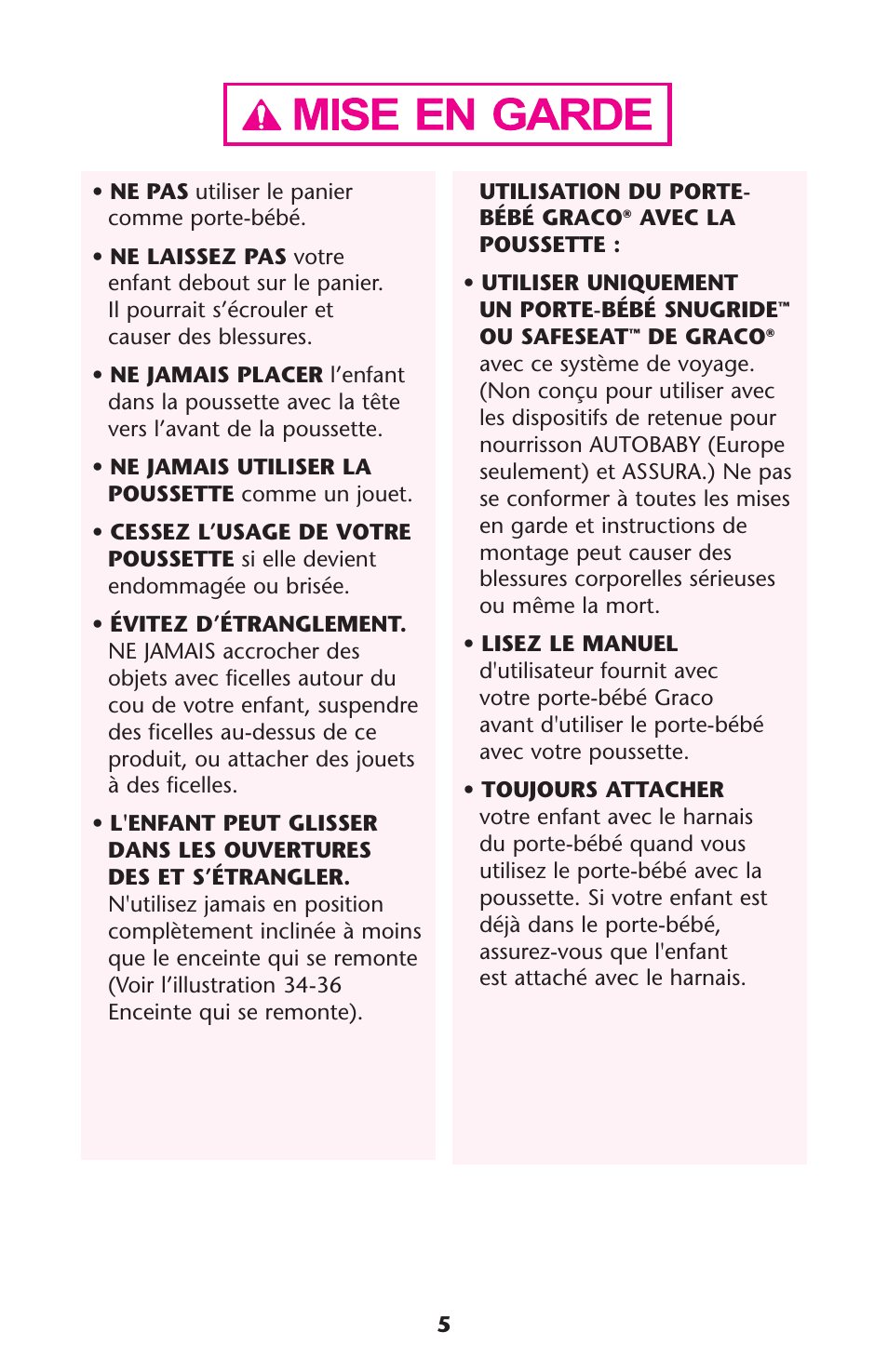 Graco ISPA135AB User Manual | Page 41 / 161