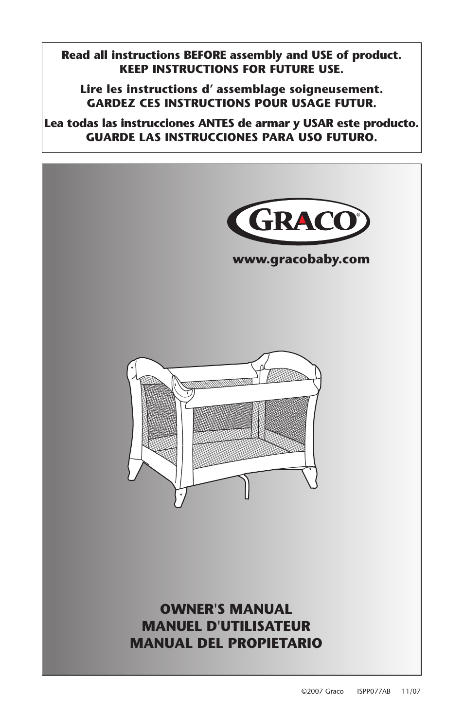 Graco ISPP077AB User Manual | 49 pages