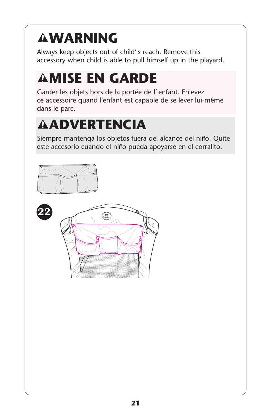 Advertencia, Mise en garde, Warning | Graco ISPP077AB User Manual | Page 21 / 49
