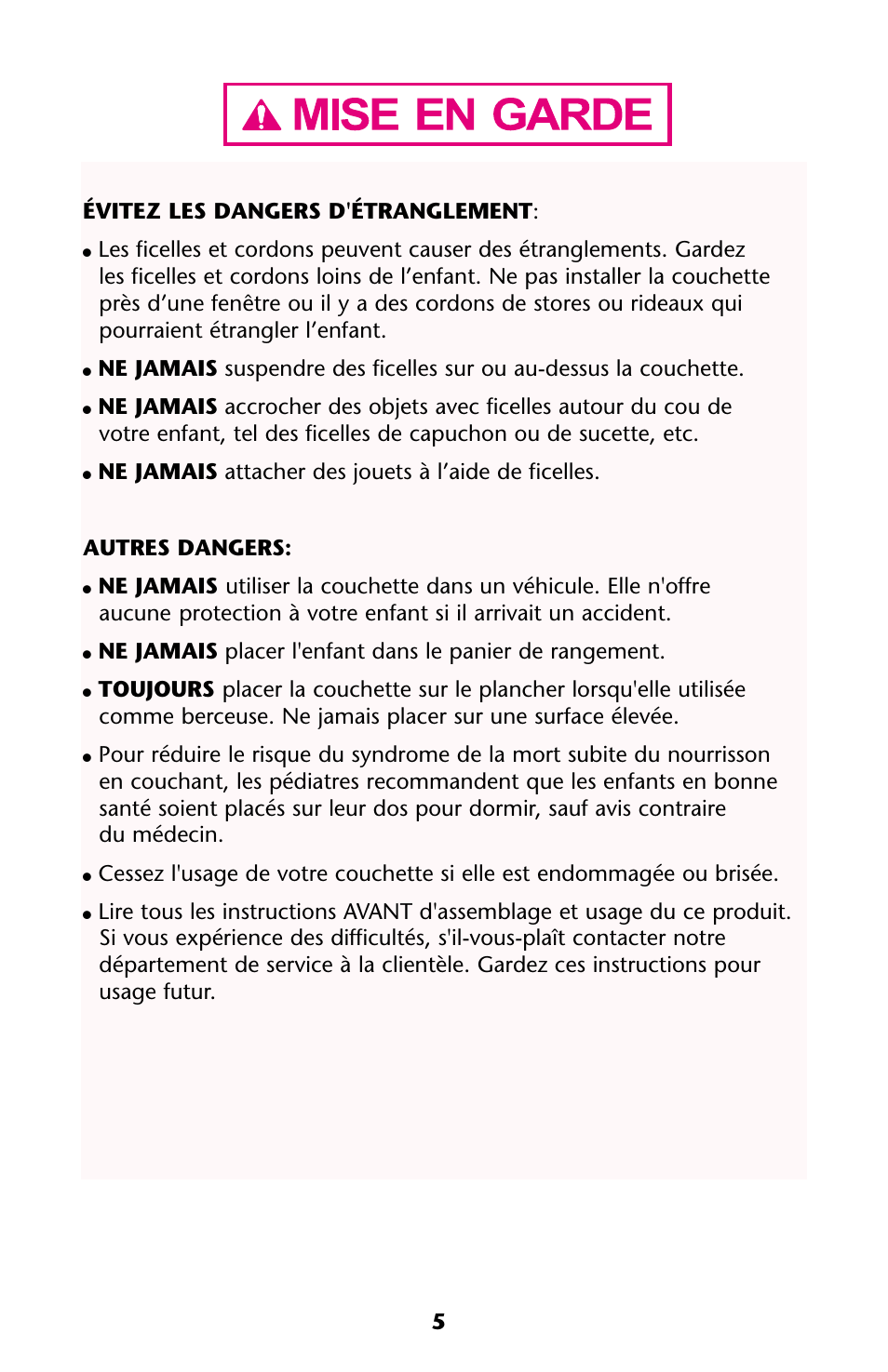 Graco ISPJ002AB User Manual | Page 5 / 44