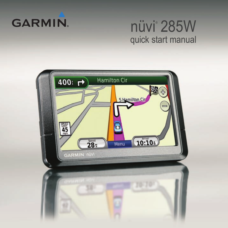 Garmin nuvi 285W User Manual | 12 pages