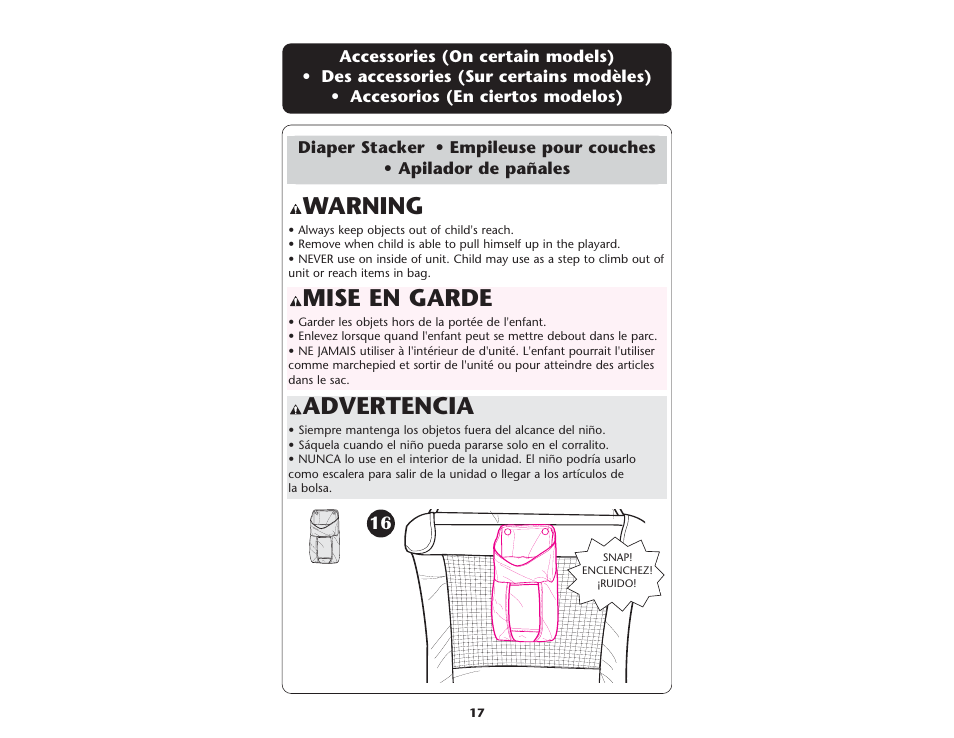Advertencia, Mise en garde, Warning | Graco ISPP045AD User Manual | Page 17 / 40