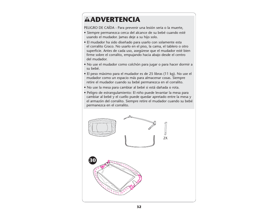 Advertencia | Graco ISPP045AD User Manual | Page 32 / 40