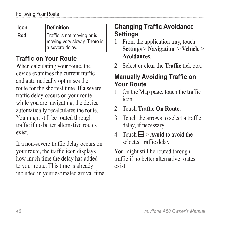 Graco NUVIFONE A50 User Manual | Page 54 / 136