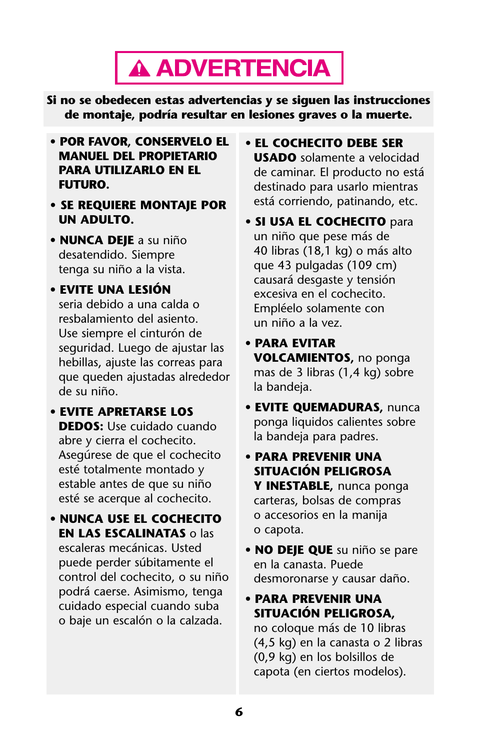 Graco ISPA113AA User Manual | Page 6 / 120
