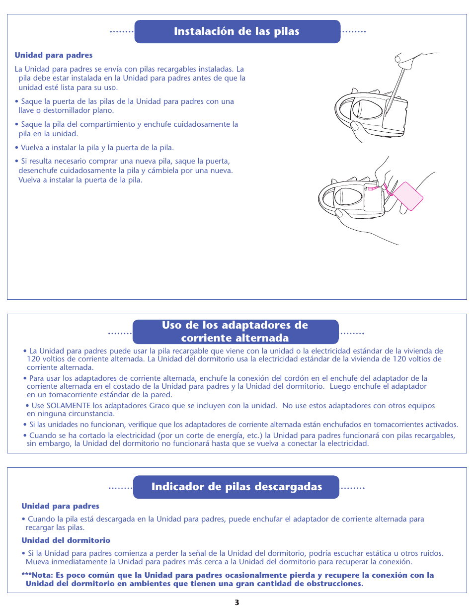 Indicador de pilas descargadas | Graco RESPOND 2M06 User Manual | Page 11 / 16