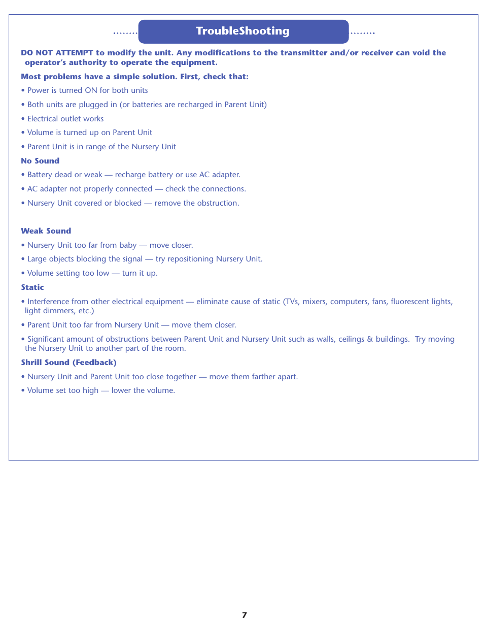 Troubleshooting | Graco RESPOND 2M06 User Manual | Page 7 / 16