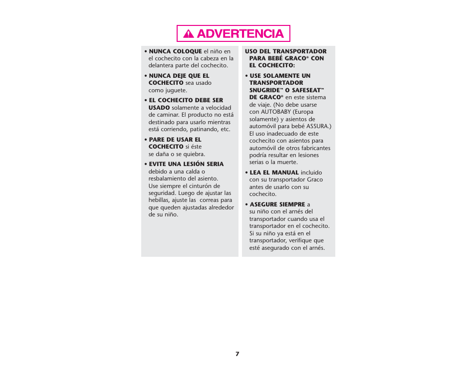 Graco ISPA081AC User Manual | Page 7 / 129
