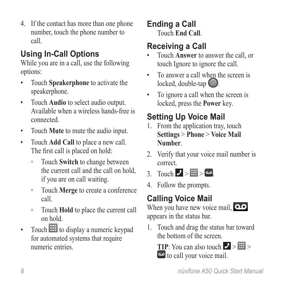 Graco A50 User Manual | Page 8 / 20